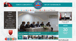 Desktop Screenshot of akyurt.gov.tr