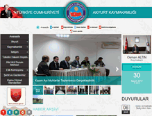 Tablet Screenshot of akyurt.gov.tr